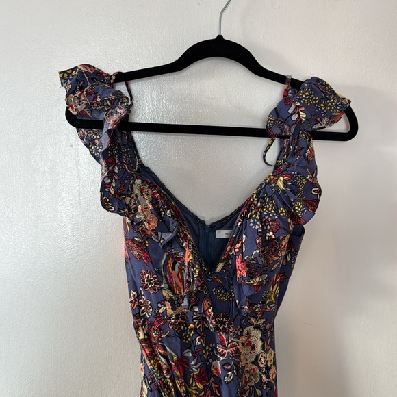 World Where You Live Maxi Dress Blue | Hell Molly - Picture 4 of 7